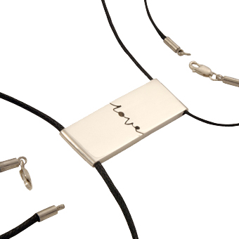 Fifty50 Pendant | Matching Silver Pendants - Click Image to Close